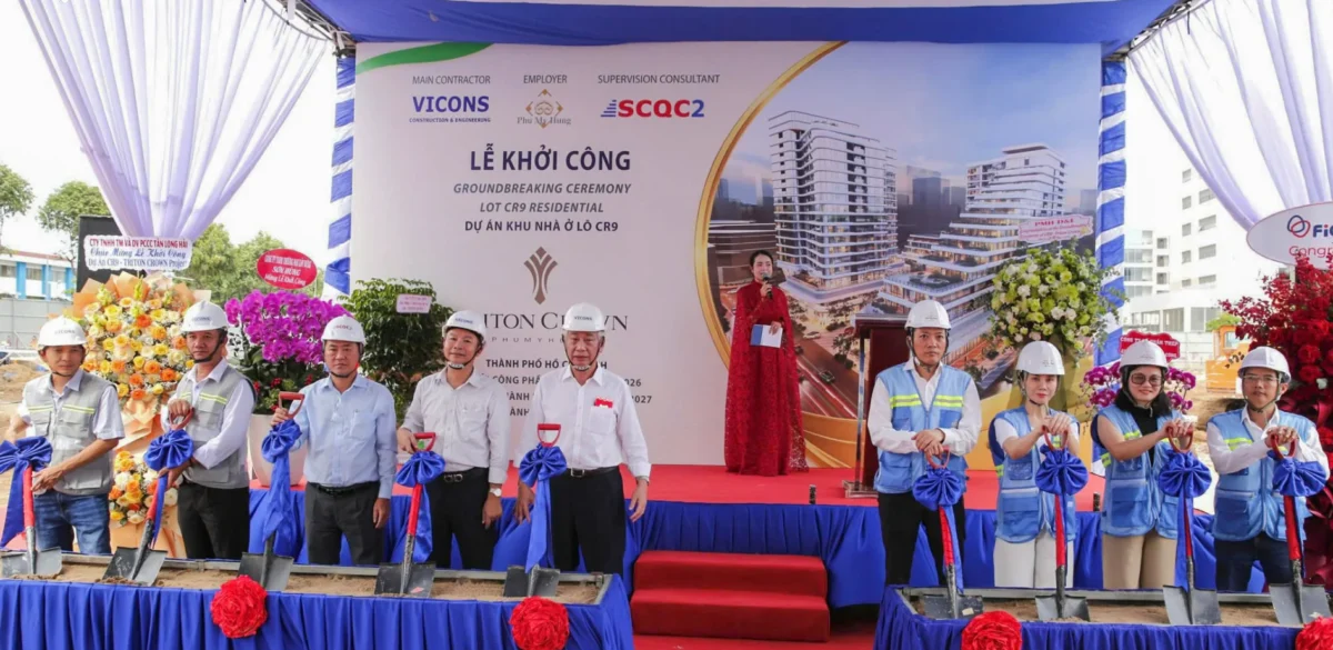 Căn hộ Triton Crown Phú Mỹ Hưng Quận 7 | Thông tin mở bán 2026 39 Lễ khởi công căn hộ Triton Crown