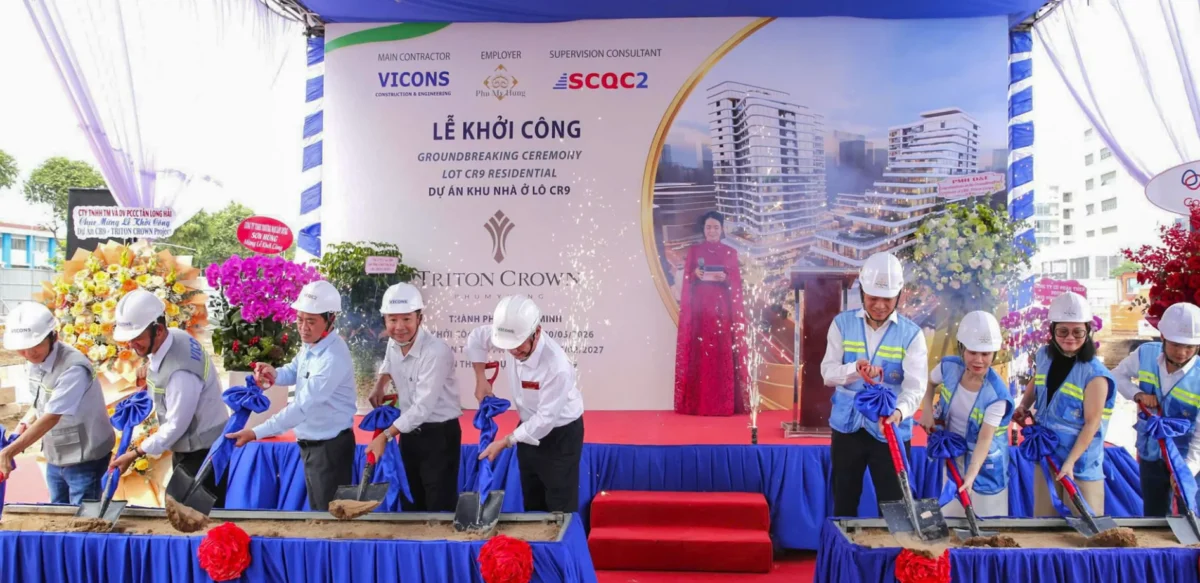 Căn hộ Triton Crown Phú Mỹ Hưng Quận 7 | Thông tin mở bán 2026 37 Lễ khởi công căn hộ Triton Crown