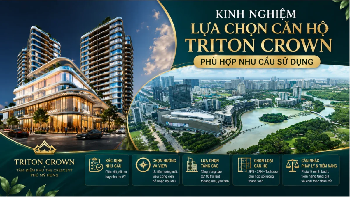 Kinh nghiệm lựa chọn căn hộ Triton Crown phù hợp nhu cầu sử dụng 5 Kinh nghiệm lựa chọn căn hộ Triton Crown phù hợp nhu cầu sử dụng